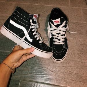 Black high top vans